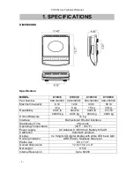 Предварительный просмотр 4 страницы B-TEK Scales WorldWEIGH C100 Series Technical Manual