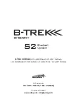 Предварительный просмотр 6 страницы b-trek S2 User Manual