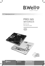 B.Well PRO-165 Instructions For Use preview