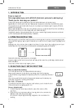 Preview for 2 page of B.Well PRO-165 Instructions For Use