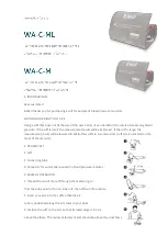 Preview for 1 page of B.Well WA-C-ML Instructions For Use