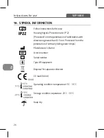 Preview for 26 page of B.Well WF-1000 Instructions For Use Manual