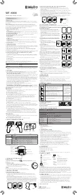 Preview for 2 page of B.Well WF-4000 Nstructions For Use