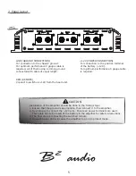 Preview for 5 page of B2 Audio M1u Owner'S Manual