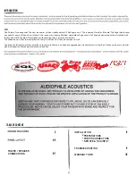 Preview for 2 page of B2 Audio rage 1500 User Manual