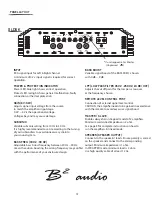 Предварительный просмотр 4 страницы B2 Audio SLD5K Owner'S Manual