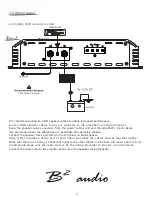 Предварительный просмотр 7 страницы B2 Audio Zero.3 Owner'S Manual