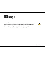 Preview for 2 page of B3Bag B3 bag Instructions And Tips