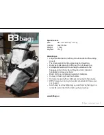 Preview for 3 page of B3Bag B3 bag Instructions And Tips