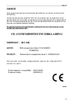 Preview for 37 page of B3C 1580M403 Operating Manual