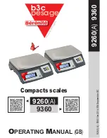 Preview for 1 page of B3C Serenite 9260(A) Operating Manual