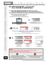 Preview for 14 page of B3C Serenite 9860 Operating Manual