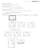 Preview for 9 page of B3C TRANSERENITE ARX User Manual