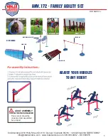 Предварительный просмотр 1 страницы b4Adventure American Ninja Warrior Family Agility SET Manual