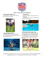 Preview for 3 page of b4Adventure American Ninja Warrior Ultimate Aqua... Manual