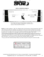 Preview for 6 page of b4Adventure slackers ZIPLINE SLA.512 Manual