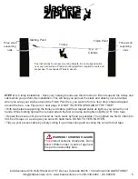 Preview for 6 page of b4Adventure Slackers Zipline SLA.513 Instructions And Safety Rules