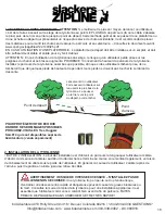 Предварительный просмотр 16 страницы b4Adventure Slackers Zipline SLA.513 Instructions And Safety Rules