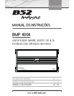 Предварительный просмотр 25 страницы B52 marine BMP 4004 Instruction Manual