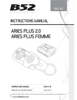 Предварительный просмотр 1 страницы B52 Aries Plus 2.0 Instruction Manual