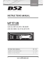 Предварительный просмотр 1 страницы B52 MP 5712B Instruction Manual