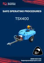 BA Pumps & Sprayers TSX400 Series Safe Operating Procedures предпросмотр