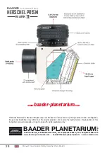 Preview for 26 page of Baader Planetarium Cool-Ceramic Safety Herschel prism Mark II Instruction Manual