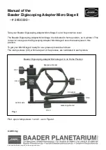 Baader Planetarium MicroStage II Manual preview