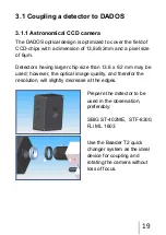 Preview for 19 page of Baader Planetarium MPE DADOS User Manual