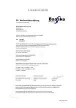 Preview for 5 page of Baaske Medical MI 1005 User Manual