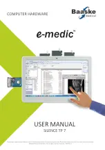 Предварительный просмотр 1 страницы baaske e-medic SILENCE TP 7 User Manual