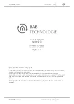 Предварительный просмотр 39 страницы BAB TECHNOLOGIE 12000 Documentation