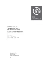 BAB TECHNOLOGIE APPMODULE IP Documentation предпросмотр