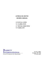 BABBITT LS7000 Owner'S Manual предпросмотр