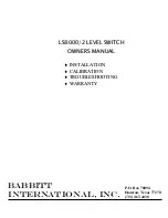 BABBITT LS8000/2 Owner'S Manual preview
