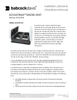 babcockdavis ACOUSTIMAX BSVZ Installation, Operation And Maintenance Manual preview