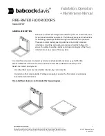 babcockdavis BFDF Installation, Operation And Maintenance Manual предпросмотр