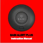 Предварительный просмотр 1 страницы BABI Alert Plus Instruction Manual