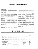 Preview for 3 page of Babson Bros. Co. SURGE 20004 Operator'S Manual And Parts Catalog