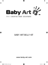 Предварительный просмотр 1 страницы Baby Art Belly Kit Manual