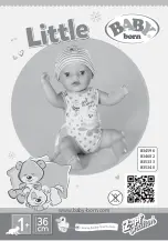 Предварительный просмотр 1 страницы BABY born Little 834596 Little 834602 Manual