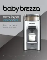 Baby Brezza Formula Pro Advanced User Manual предпросмотр