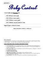 Preview for 1 page of Baby Control Digital BC-200 User Manual
