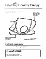 BABY DELIGHT Comfy Canopy Instruction Manual предпросмотр