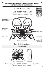BABY DELIGHT Go With Me Duo Care Instructions предпросмотр