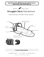 BABY DELIGHT Snuggle Nest Adventure Care Instructions предпросмотр