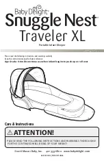 BABY DELIGHT Snuggle Next Traveler XL Care Instructions preview