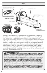 Preview for 2 page of BABY DELIGHT Snuggle Next Traveler XL Care Instructions