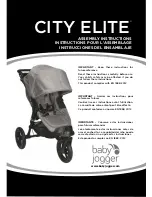 Baby Jogger city ELITE Assembly Instructions Manual preview