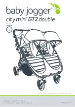 Baby Jogger CITY MINI GT 2 Assembly Instructions Manual предпросмотр